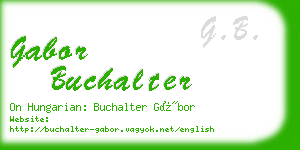 gabor buchalter business card